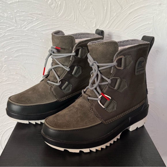 NWT Sorel Tivoli IV WP Alpine Tundra/Dark Moss - Picture 4 of 6